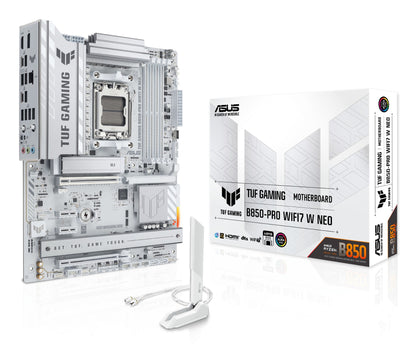 ASUS TUF GAMING B850-PRO WIFI7 W NEO AMD B850 Socket AM5 ATX Motherboard