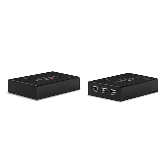 Lindy 300m Fibre Optic DisplayPort 1.2 and USB KVM Extender KVM Switch