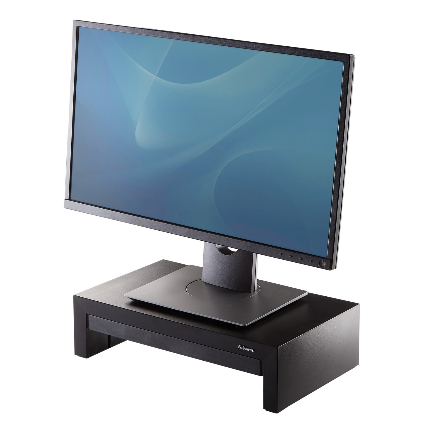 Fellowes Computer Monitor Stand with 3 Height Adjustments - Designer Suites Monitor Mount