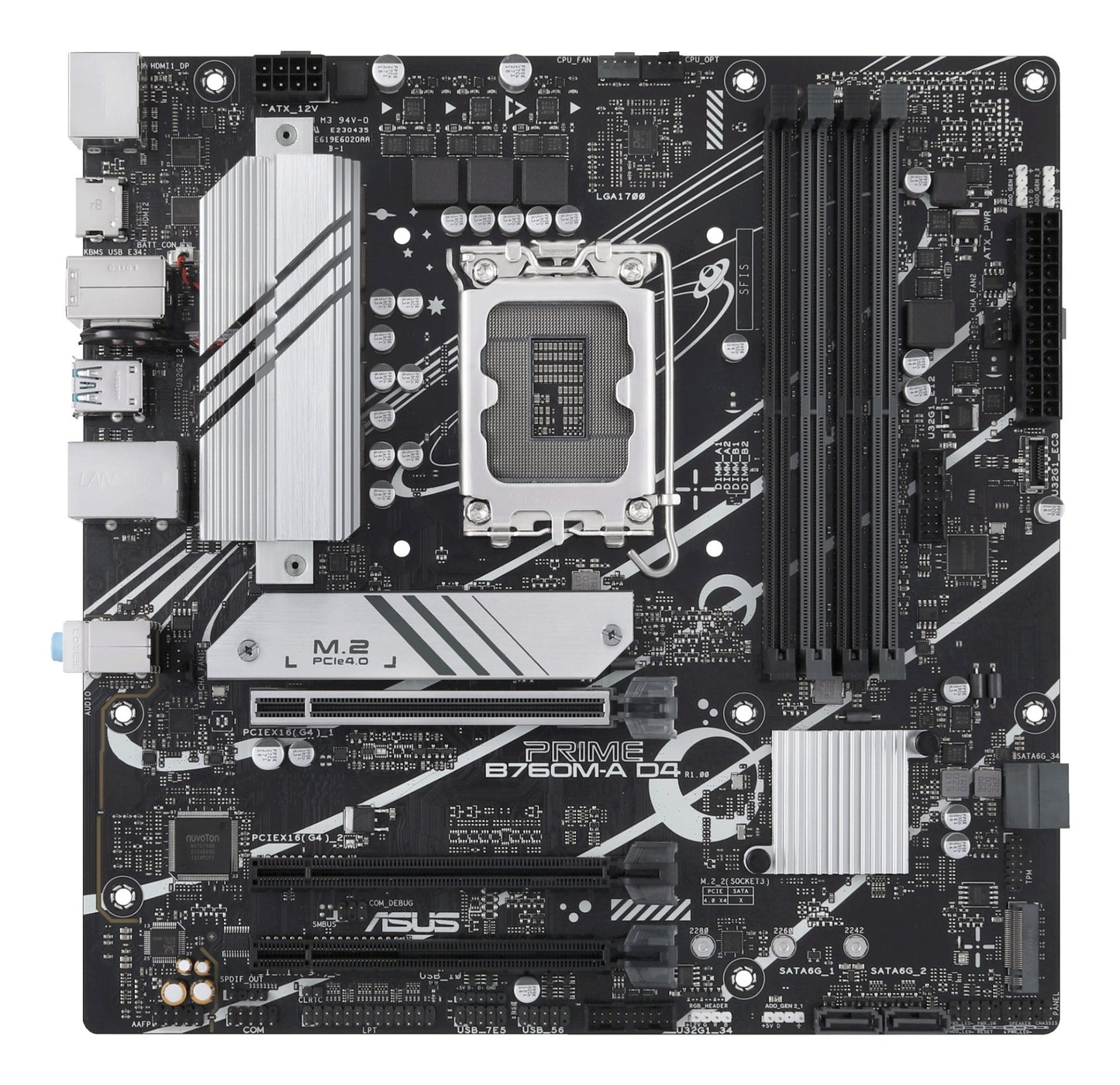 ASUS PRIME B760M-A D4-CSM Intel B760 LGA 1700 micro ATX Motherboard