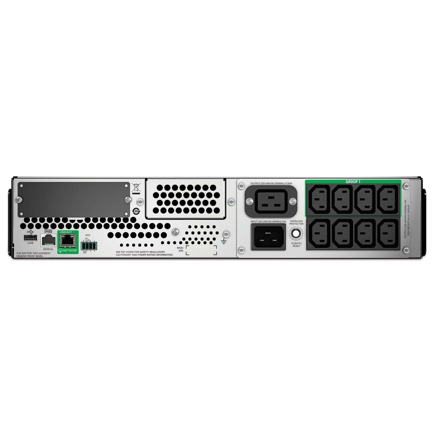 APC Smart-UPS 3kVA Line-Interactive Rackmount UPS (0RMI2UC)