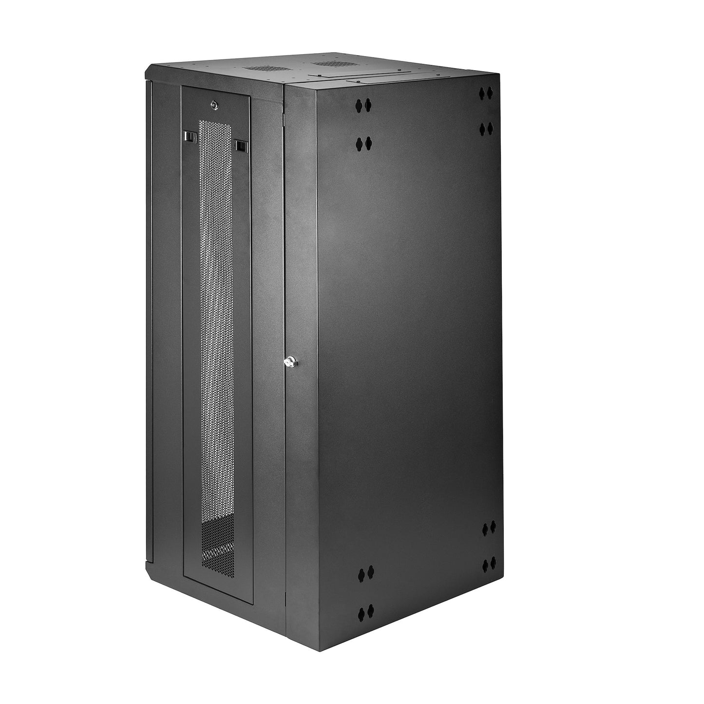 StarTech.com 4-Post 26U Wall Mount Network Cabinet with 1U Shelf, 19" Hinged Rack