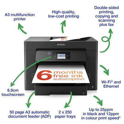 Epson WorkForce WF-7830DTWF Printer