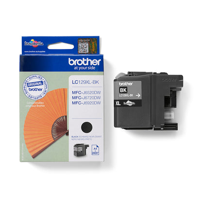 Brother LC-129XLBK Black Ink Cartridge (2.4K pages, Brother MFC-J 6920)