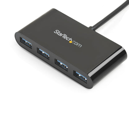 StarTech.com 4-Port USB-C Hub - USB-C to 4x USB-A - USB 3.0 Hub - 5Gbps - Bus Powered