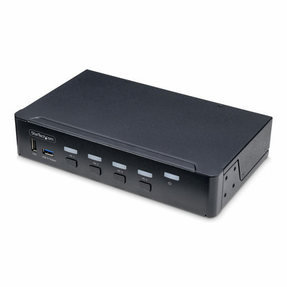 StarTech.com 4-Port DisplayPort KVM Switch, Single 4K 60Hz Monitor, 6x USB Ports