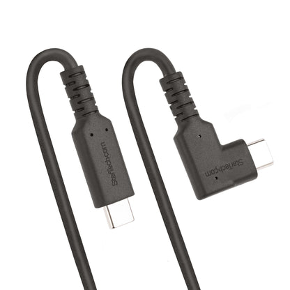 StarTech.com 3ft (1m) USB-C Cable, Right-Angled, USB 10Gbps, 100W (5A) Power