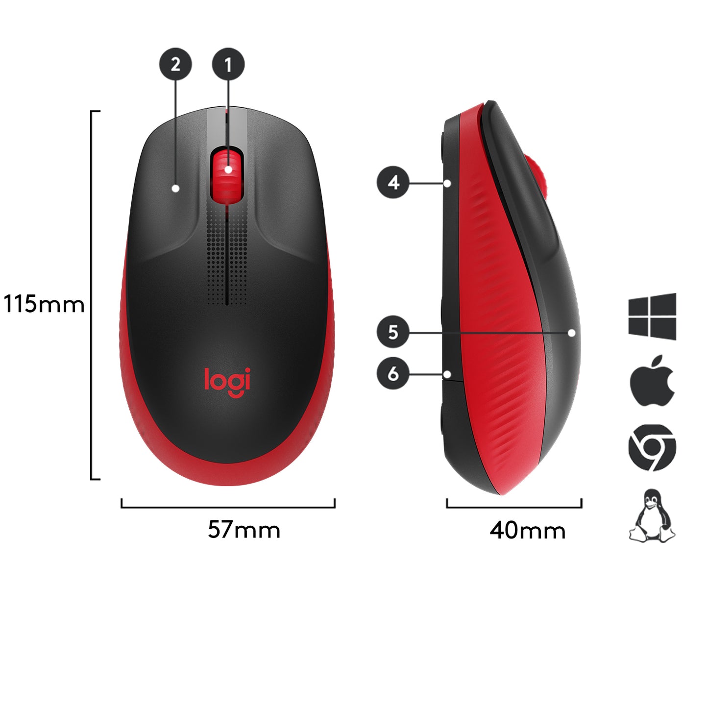 Logitech M190 Wireless Mouse
