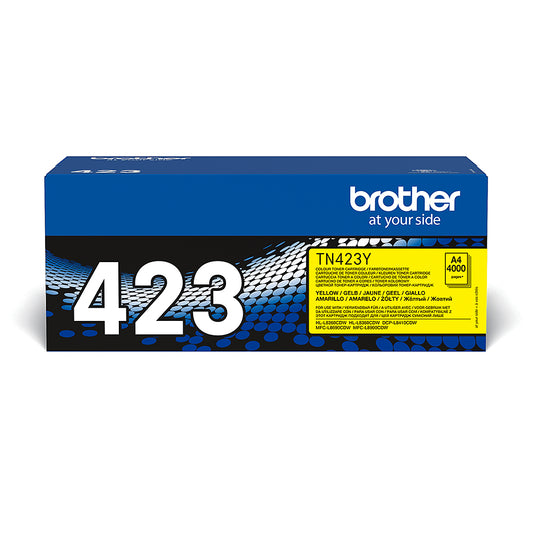 Brother TN-423Y Yellow Toner Cartridge (4K pages)