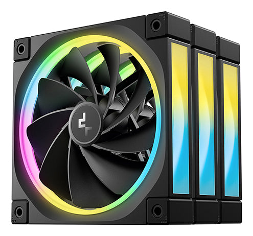 DeepCool FL12R-3 IN 1 Computer case Fan 12 cm Black 3 pc(s) Cooling