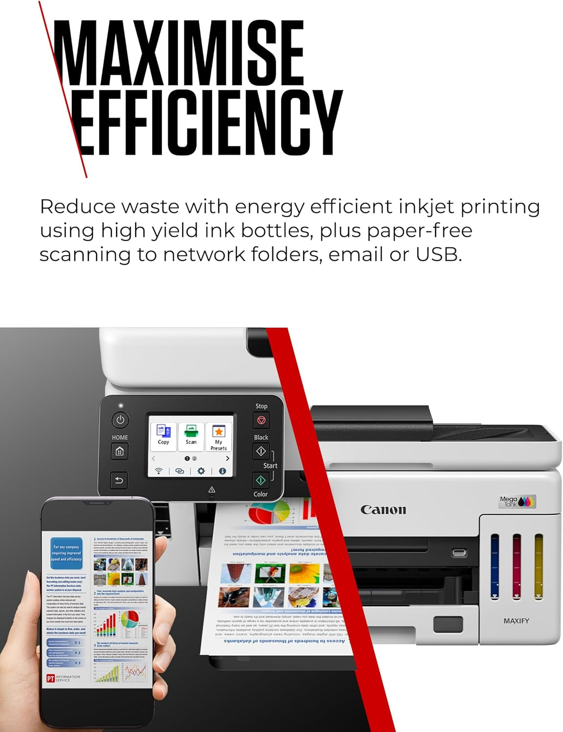 Canon MAXIFY GX6150 Inkjet A4 600 x 1200 DPI Wi-Fi Printer
