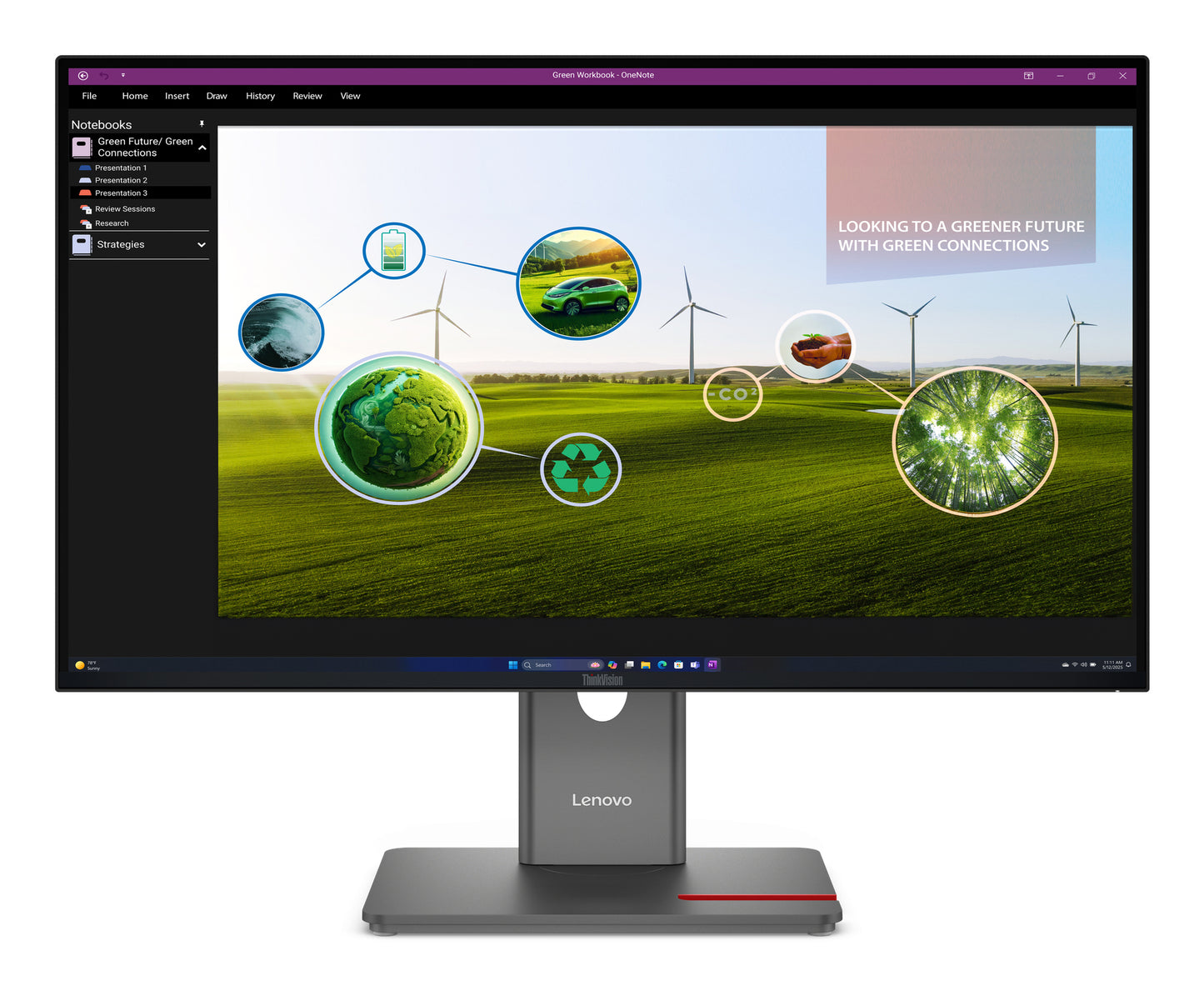 Lenovo ThinkVision P27Q-40 27" QHD IPS 120Hz Monitor