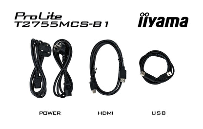 iiyama ProLite T2755MSC-B1 27" Full HD IPS Touch Monitor