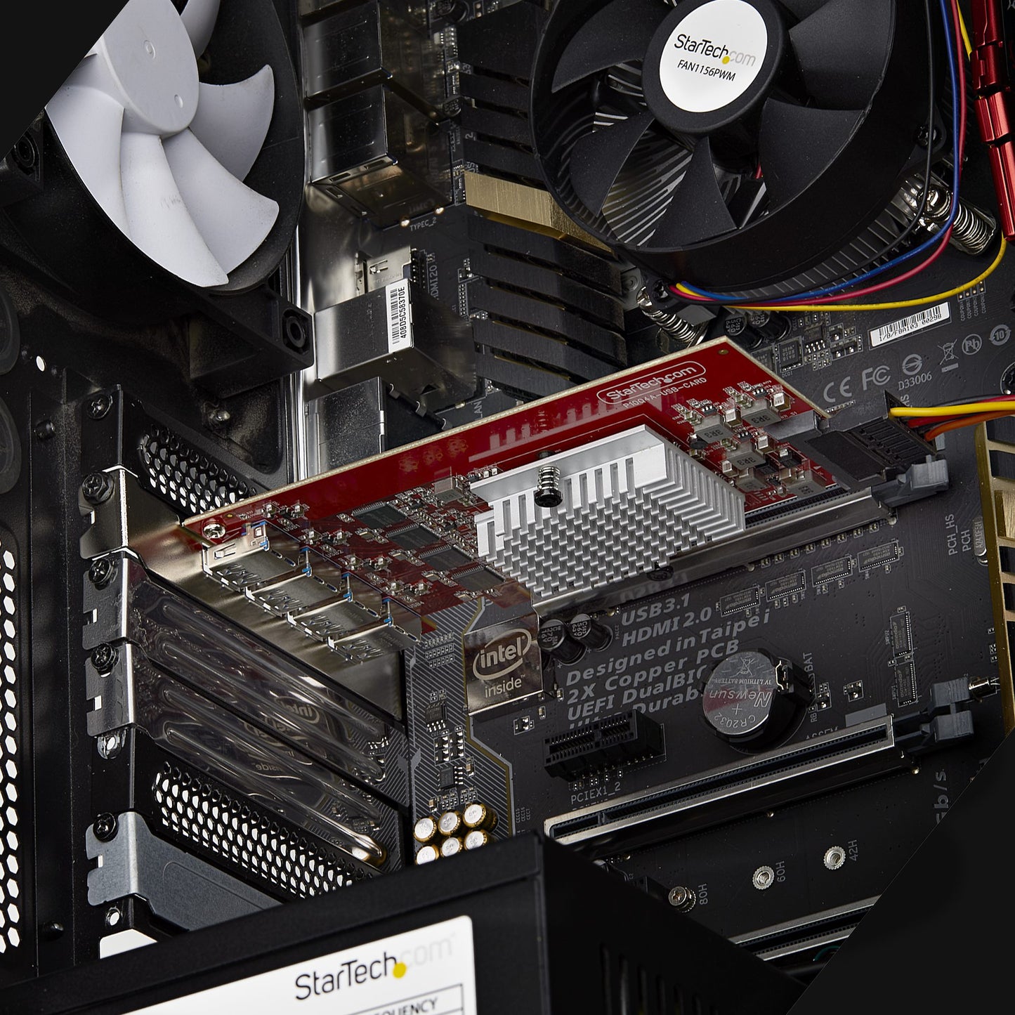 StarTech.com 4-Port USB-A PCIe Card, USB 3.2 10Gbps, PCI Express 3.0 Expansion Card Hub