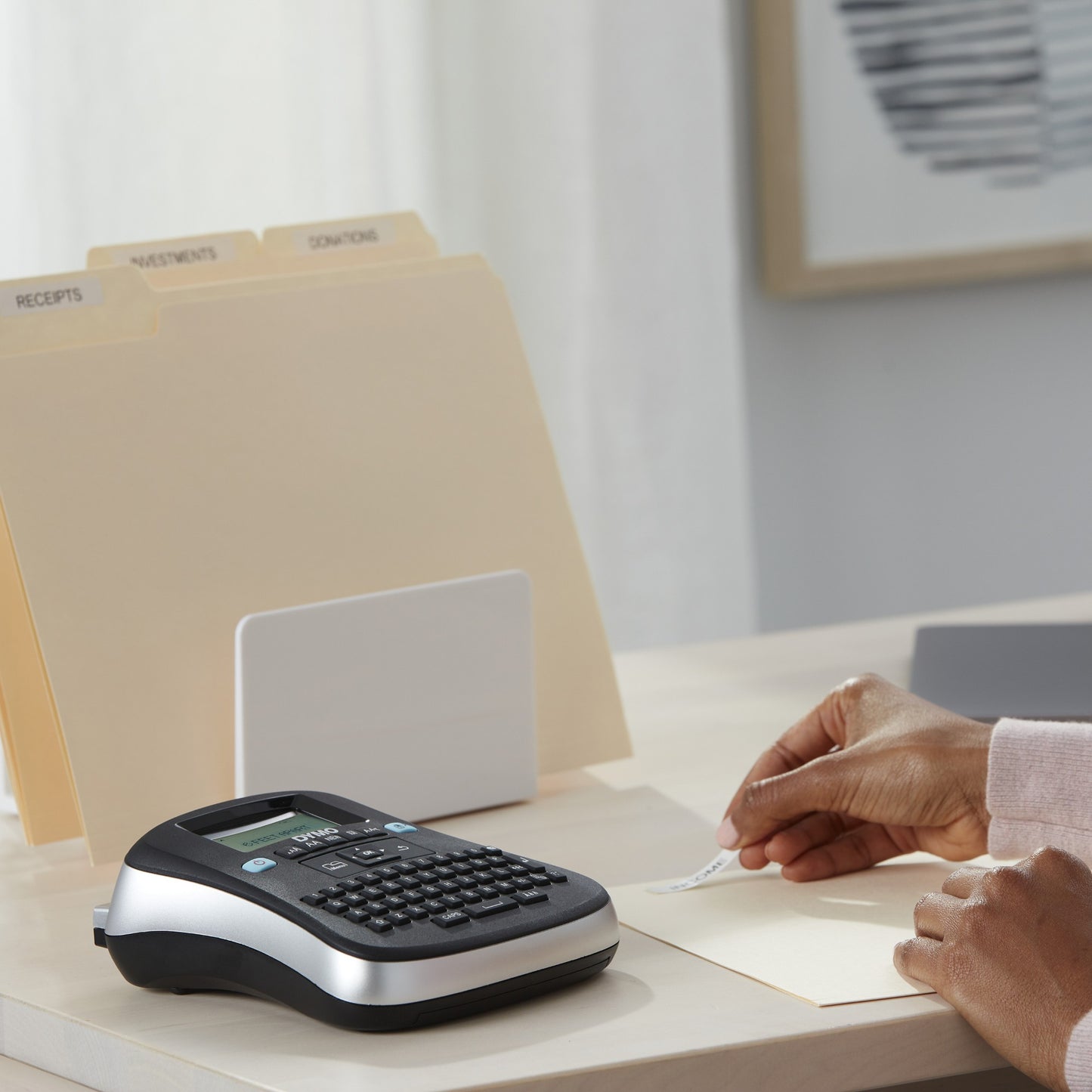 DYMO LabelManager Desktop Label Maker | 210D+ All-Purpose Portable Label Label Printer