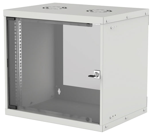 Intellinet 19" Network Cabinet - Wall Mount (Basic), 9U, 560mm Deep, Grey, Flatpack Rack