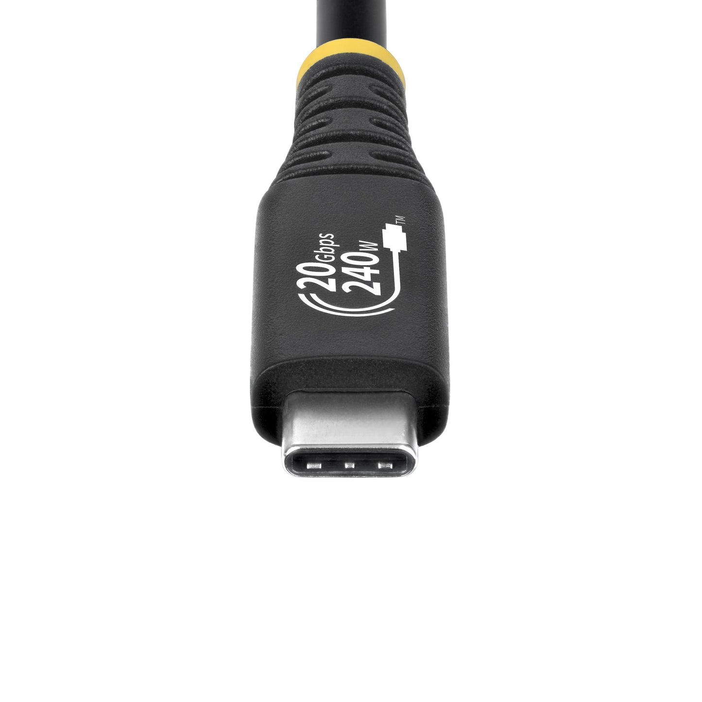 StarTech.com 2m (6ft) USB4 Cable, 20Gbps, USB-IF Certified USB-C Cable, 240W PD EPR