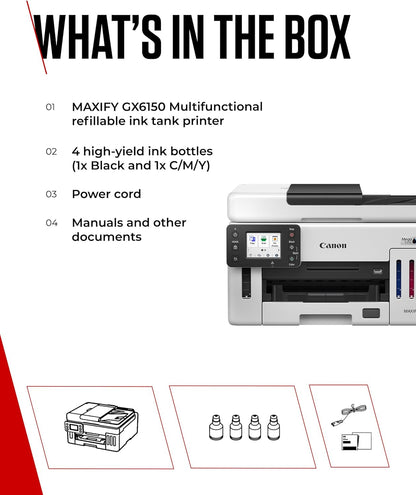 Canon MAXIFY GX6150 Inkjet A4 600 x 1200 DPI Wi-Fi Printer