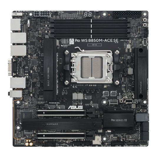 ASUS PRO WS B850M-ACE SE AMD B850 Socket AM5 micro ATX Motherboard