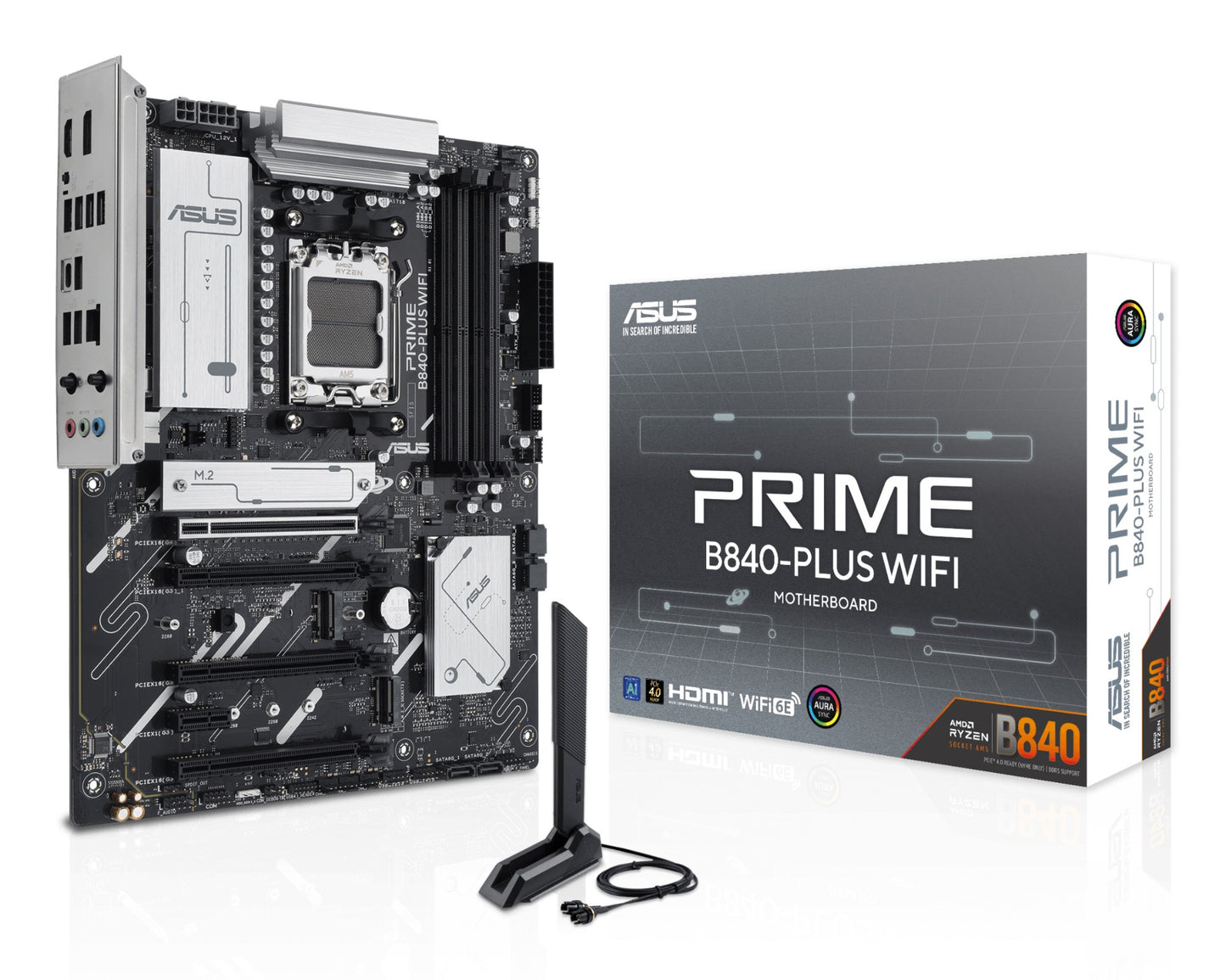 ASUS PRIME B840-PLUS WIFI AMD B840 Socket AM5 ATX Motherboard
