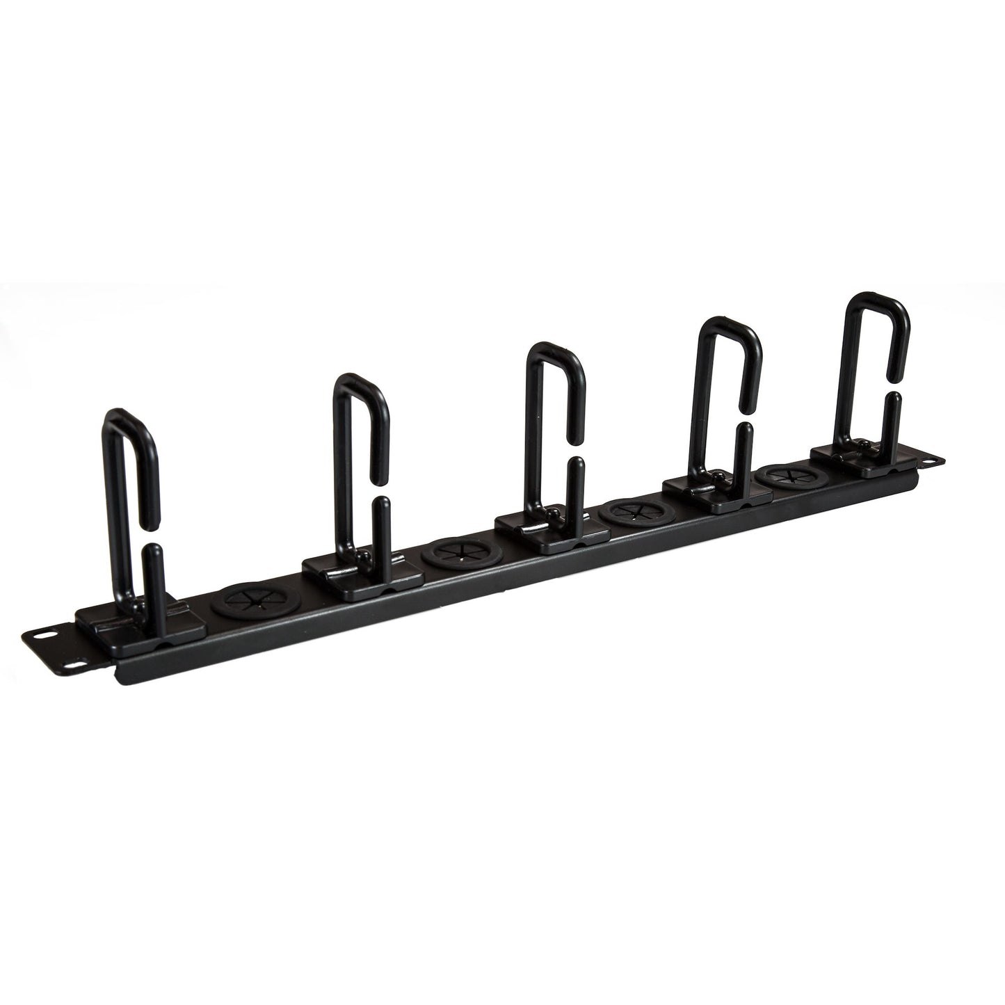 StarTech.com 1U 19" Cable Management Organizer - D Ring Hook Network/Server Rack