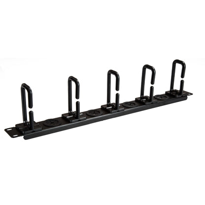StarTech.com 1U 19" Cable Management Organizer - D Ring Hook Network/Server Rack