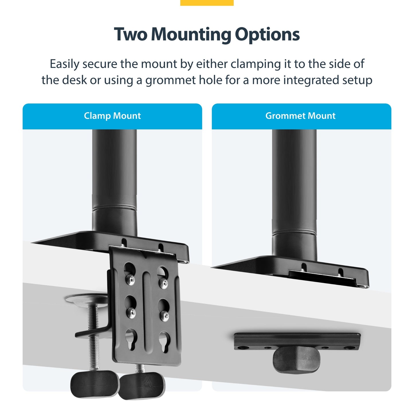 StarTech.com Monitor Desk Mount for up to 49in 32:9 Ultrawide Curved Screens