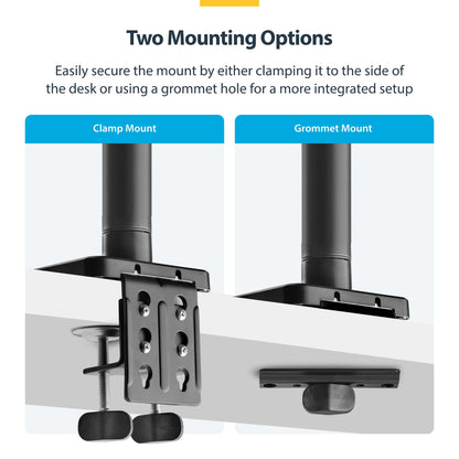 StarTech.com Monitor Desk Mount for up to 49in 32:9 Ultrawide Curved Screens