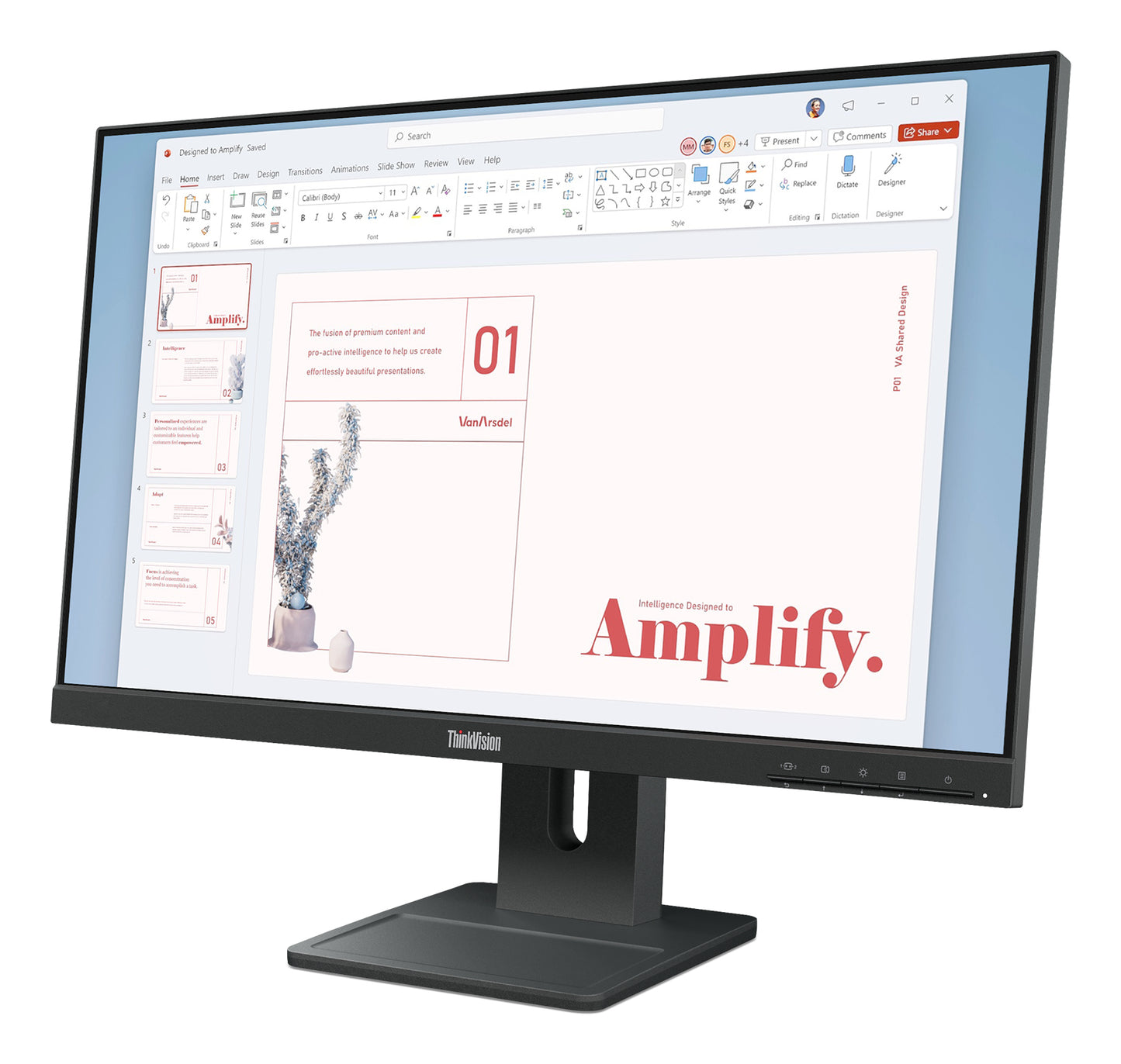 Lenovo ThinkVision E24-40 23.8" Full HD IPS 100Hz Monitor