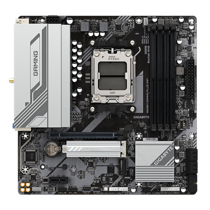 Gigabyte B650M GAMING PLUS WIFI Motherboard - AMD Ryzen 9000 CPUs, 5+2+2 Phases VRM