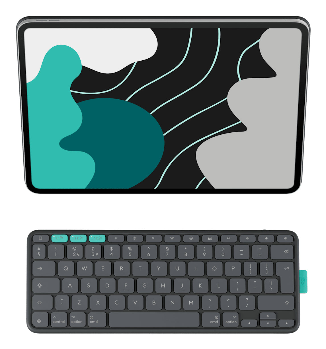 Logitech Flip Folio Graphite Wireless Keyboard