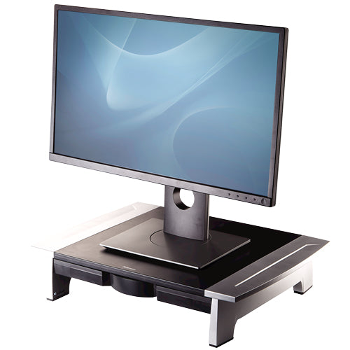 Fellowes Computer Monitor Stand with 5 Height Adjustments - Office Suites Monitor Mount