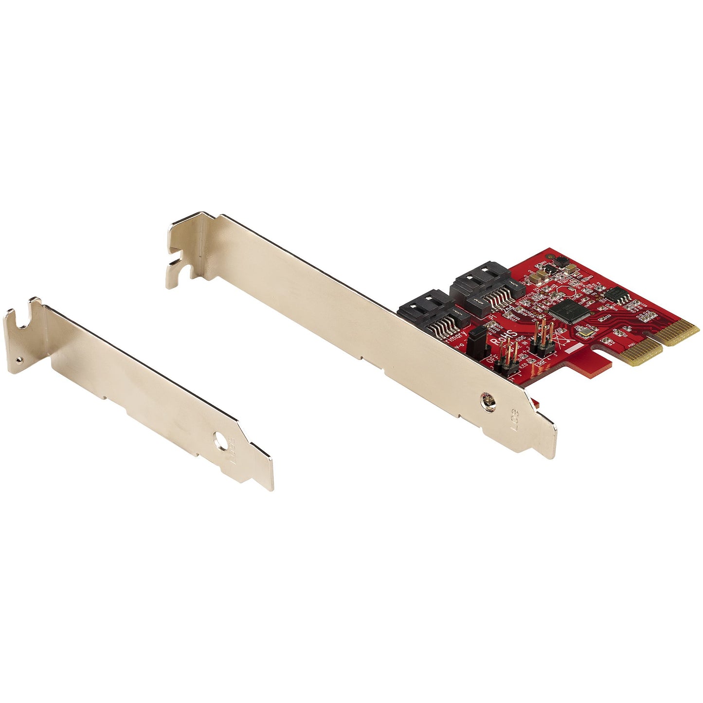 StarTech.com SATA PCIe Card - 2 Port PCIe SATA Expansion Card - 6Gbps - Full/Low Hub (2P6GR)