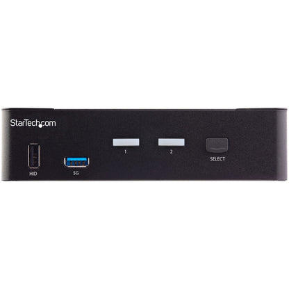 StarTech.com 2 Port HDMI KVM Switch - Single Monitor 4K 60Hz Ultra HD HDR - Desktop