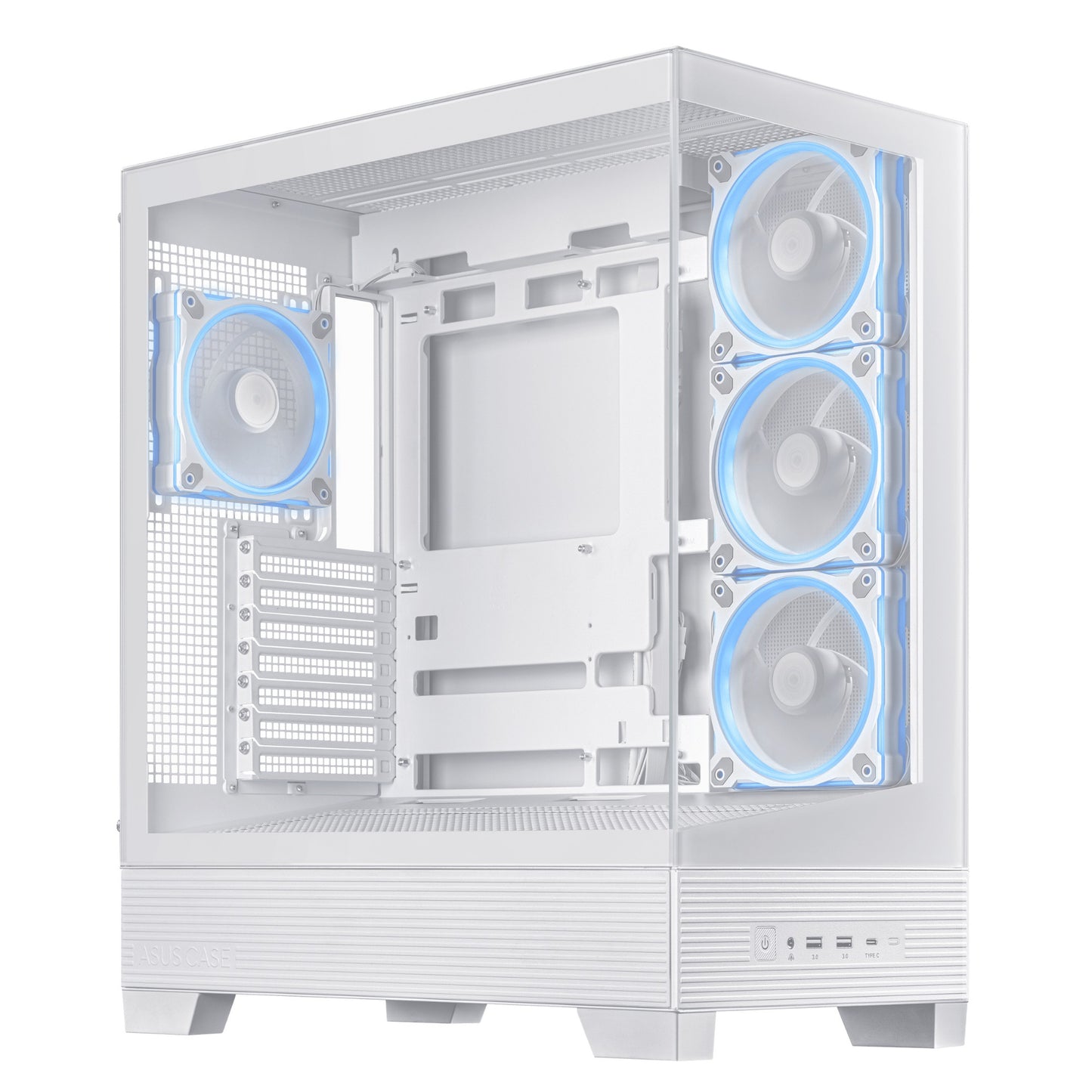 ASUS A31 Plus TG ARGB WHITE Midi Tower PC Case