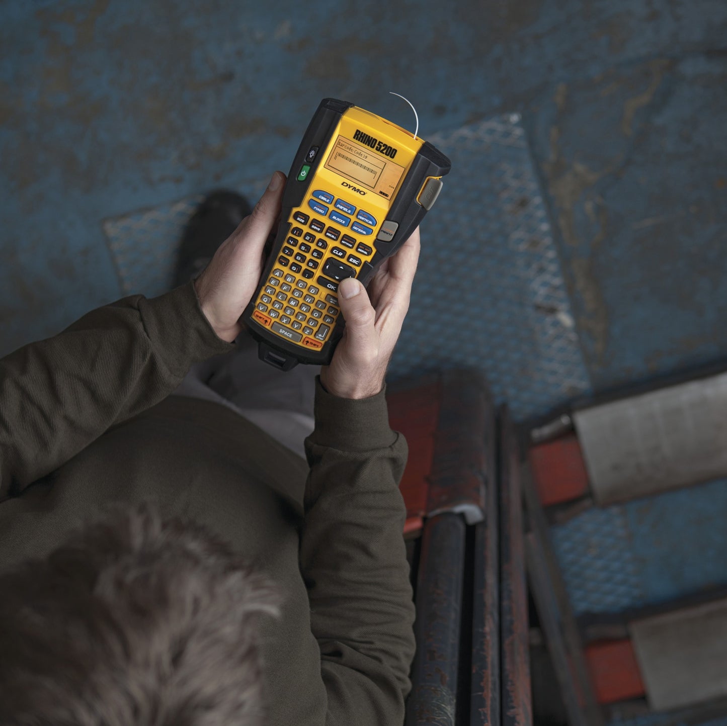 DYMO RHINO 5200 Industrial Label Maker | Labelling Machine Kit Case | Time-Saving Label Printer