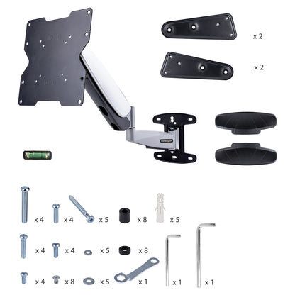 StarTech.com VESA TV Wall Mount, Adjustable Full Motion Mount For 23"-55" Displays