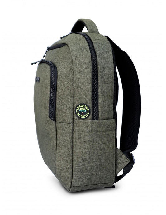 Urban Factory ECB34UF laptop case 35.8 cm (14.1") Backpack Khaki Laptop Bag