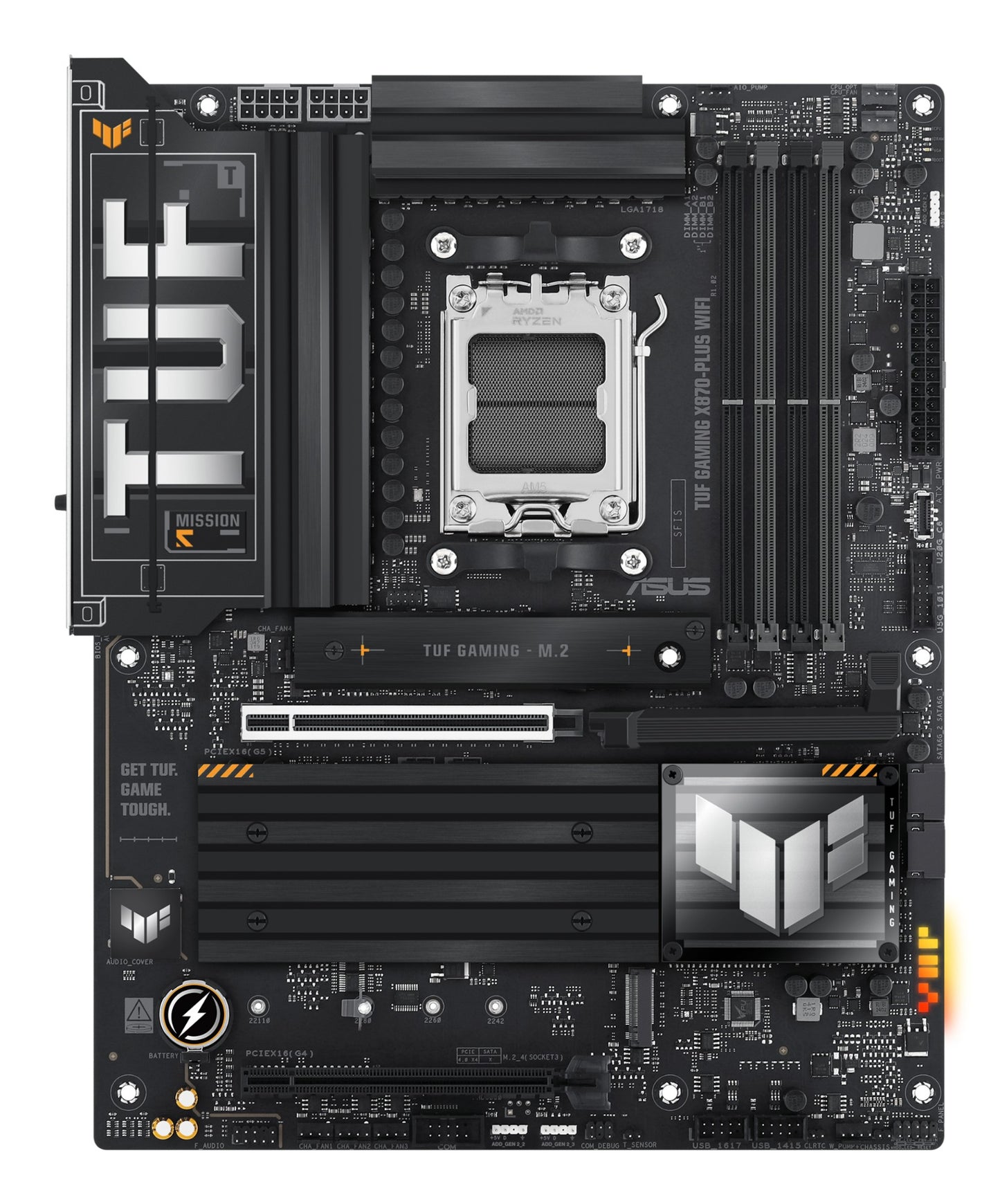 ASUS TUF GAMING X870-PLUS WIFI AMD X870 Socket AM5 ATX Motherboard