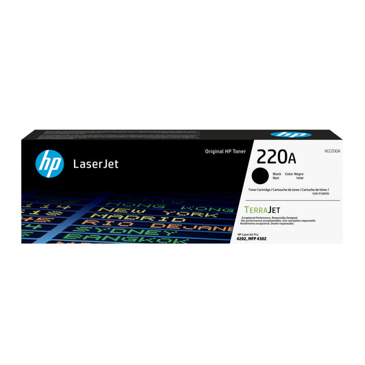 HP W2200A/220A Black Toner Cartridge (2K pages, HP CLJ Pro 4202)