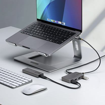 StarTech.com 4-Port USB-C Hub, 5Gbps, Bus Powered, USB C to 4x USB-A Hub with USB-C