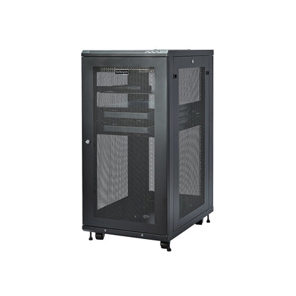 StarTech.com 24U Enterprise-Grade Server Rack Cabinet Kit, 19in Enclosed 4-Post Rack