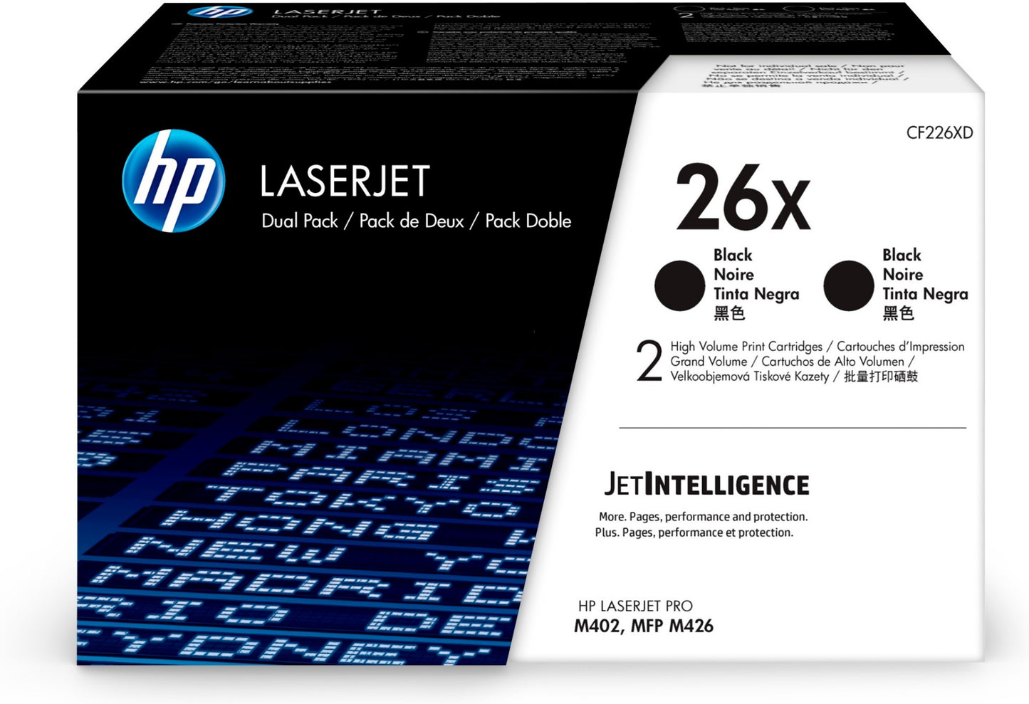 HP CF226XD/26X Toner Cartridge (9K pages)