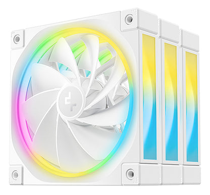 DeepCool FL12R WH-3 IN 1 Computer case Fan 12 cm White 3 pc(s) Cooling