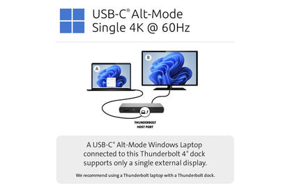 Kensington SD5760T Power Delivery Thunderbolt 4 Docking Station 96W