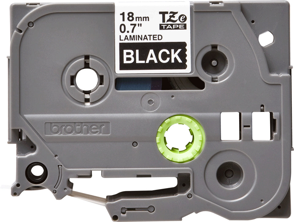Brother TZE-345 DirectLabel white on black Laminat 18mm x 8m for Brother P-Touch TZ Labels