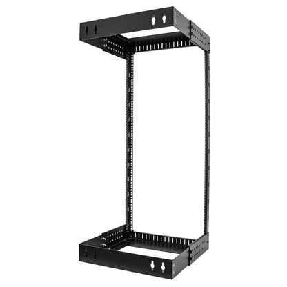 StarTech.com 2-Post 24U Heavy-Duty Wall Mount Network Rack, 19" Open Frame Server