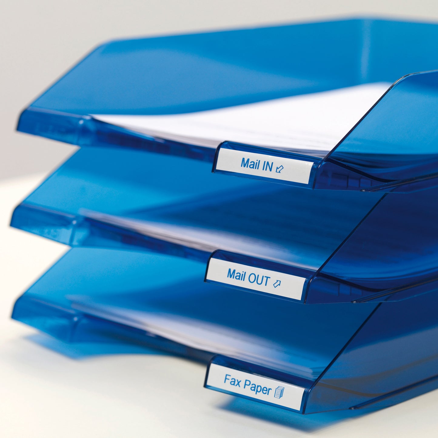 DYMO 45014/S0720540 DirectLabel-etikettes blue on white 12mm x 7m for Dymo D1 Labels
