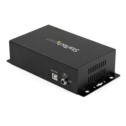 StarTech.com 8 Port USB to DB9 RS232 Serial Adapter Hub – Industrial DIN Rail and