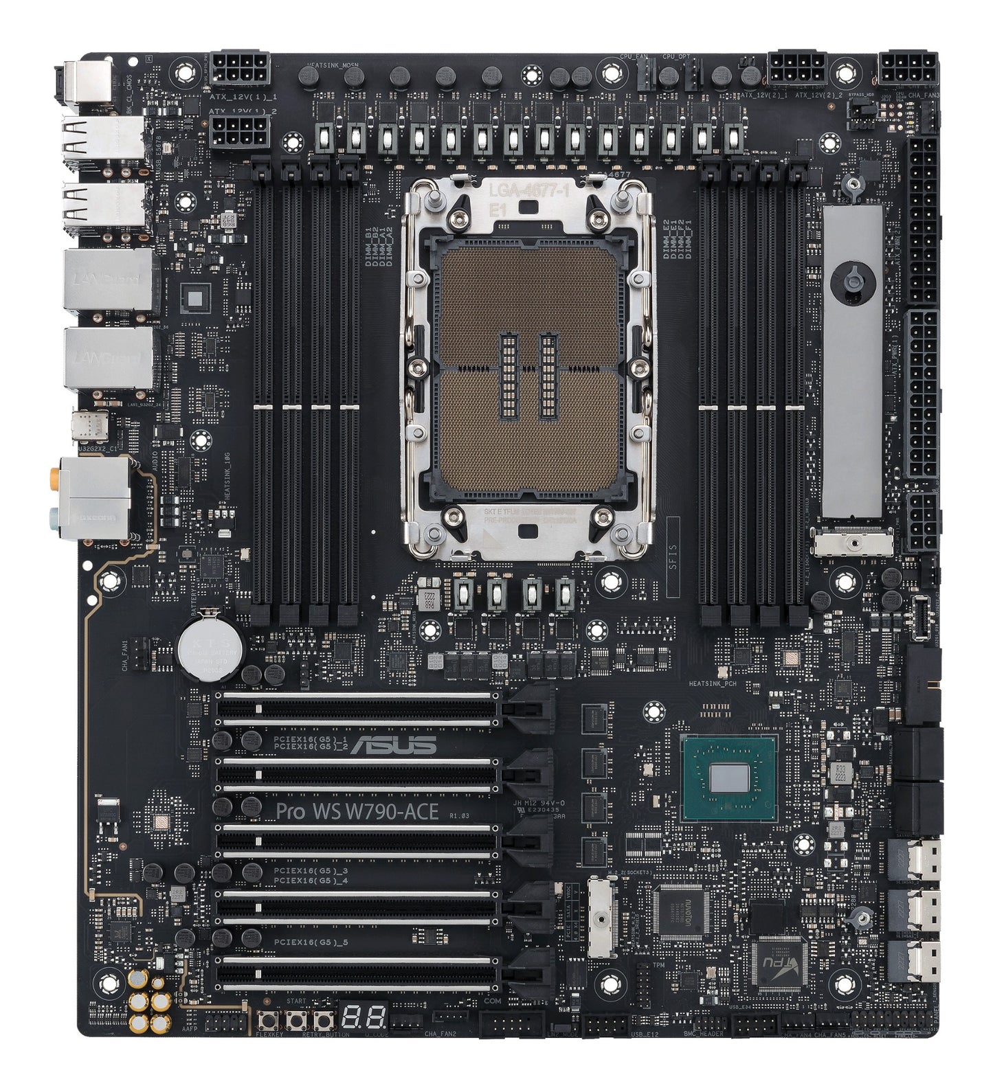 ASUS PRO WS W790-ACE Intel W790 LGA 4677 (Socket E) SSI CEB Motherboard